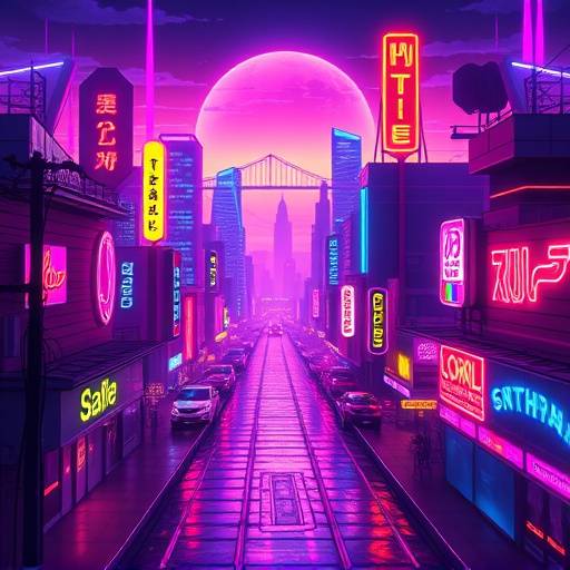 Album cover for 'Electric Dreams' by The Synth City Project
